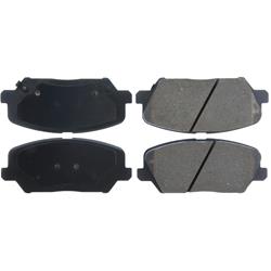 Centric Premium Ceramic Brake Pads for 2014-2016 FORTE, FORTE KOUP, FORTE5 - 301.17350