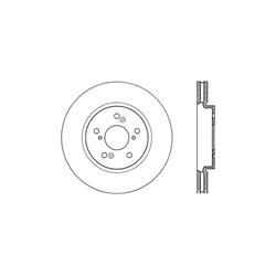 Centric GCX Brake Rotors 320.40073