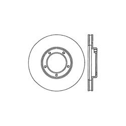 Centric GCX Brake Rotors 320.44108