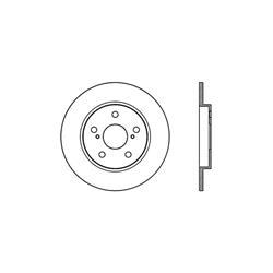 Centric GCX Brake Rotors 320.44161