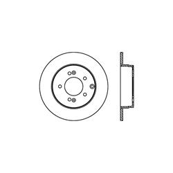 Centric GCX Brake Rotors 320.51021