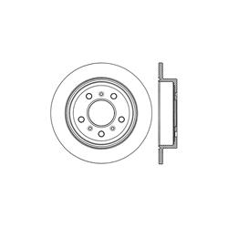 Centric GCX Brake Rotors 320.62097