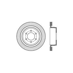 Centric GCX Brake Rotors 320.65135