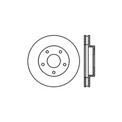 Centric Parts Brake Rotors 320.66038