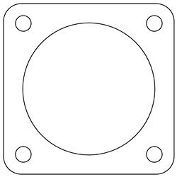 Cometic Throttle Body Gaskets CB084060AFM