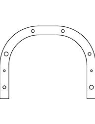 Cometic Rear Main Seal Cover Gaskets for 1992-1995 VIPER - EC1774032AFM
