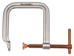 Palmgren Regular-Duty, Extra-Deep Throat, Copper Spindle C-Clamps 9629239