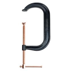 Palmgren Drop Forged Deep Throat Copper Spindle C-Clamps 9629522