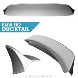 Clinched Ducktail Spoilers DUCK-E82