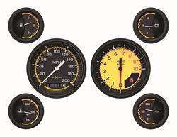 Classic Instruments Auto Cross Yellow Series Gauge Sets AX01YBLF