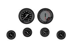 Classic Instruments Auto Cross Gray Series Gauge Sets AX101GBLF