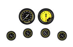 Classic Instruments Auto Cross Yellow Series Gauge Sets AX101YBLF