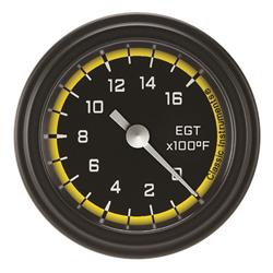 Classic Instruments Auto Cross Yellow Series Gauges AX198YBLF