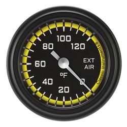 Classic Instruments Auto Cross Yellow Series Gauges AX199YBLF