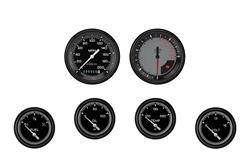 Classic Instruments Auto Cross Gray Series Gauge Sets AX201GBLF