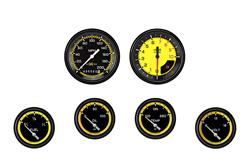 Classic Instruments Auto Cross Yellow Series Gauge Sets AX201YBLF