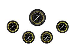 Classic Instruments Auto Cross Yellow Series Gauge Sets AX300YBLF