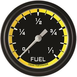 Classic Instruments Auto Cross Yellow Series Gauges AX309YBLF