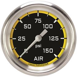 Classic Instruments Auto Cross Yellow Series Gauges AX318YAPF