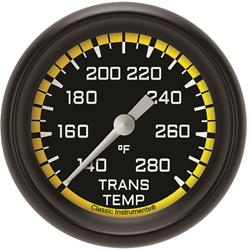 Classic Instruments Auto Cross Yellow Series Gauges AX327YBPF