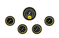 Classic Instruments Auto Cross Yellow Series Gauge Sets AX335YBLF