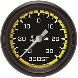 Classic Instruments Auto Cross Yellow Series Gauges AX341YBPF