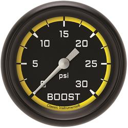 Classic Instruments Auto Cross Yellow Series Gauges AX342YBPF