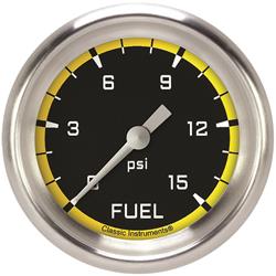 Classic Instruments Auto Cross Yellow Series Gauges AX345YAPF