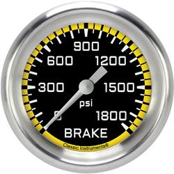 Classic Instruments Auto Cross Yellow Series Gauges AX367YAPF