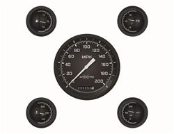 Classic Instruments Auto Cross Gray Series Gauge Sets AX54GBLF
