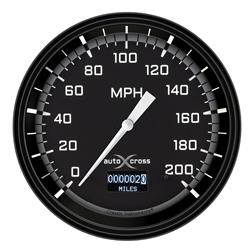 Classic Instruments Auto Cross Yellow Series Speedometers AX56DGBLF