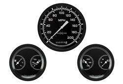 Classic Instruments Auto Cross Gray Series Gauge Sets AX64GBLF