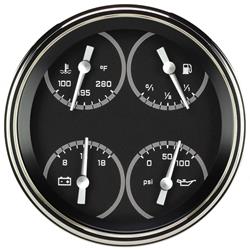 Classic Instruments Auto Cross Gray Series Gauge Sets AX75GSLF