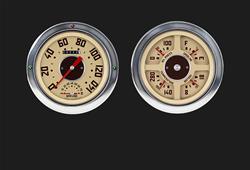 Classic Instruments - Gauge Kits and Instrument Clusters for 1954-1955 SUBURBAN, TRUCK - CT54GM62-LS