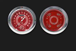 Classic Instruments - Gauge Kits and Instrument Clusters for 1954-1955 SUBURBAN, TRUCK - CT54V8RS62-LS