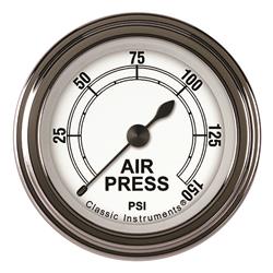Classic Instruments Classic White Series Gauges CW118SLF