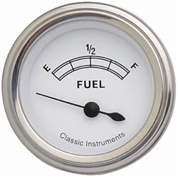 Classic Instruments Classic White Series Gauges CW11SLF