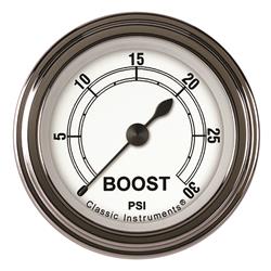 Classic Instruments Classic White Series Gauges CW142SLF