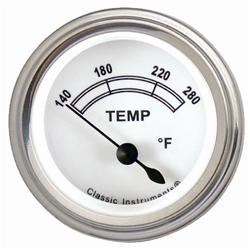 Classic Instruments Classic White Series Gauges CW26SLF