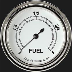 Classic Instruments Classic White Series Gauges CW309SLF