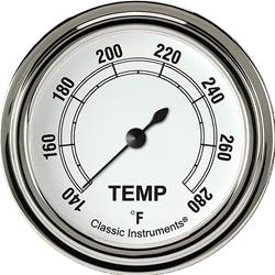 Classic Instruments Classic White Series Gauges CW326SLF-02