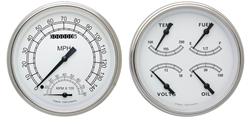 Classic Instruments Classic White Series Gauge Sets CW62SLF