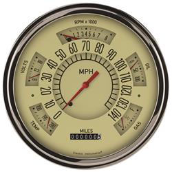 Classic Instruments 1949-50 Ford Shoebox Package Gauge Sets FC49T