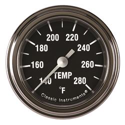 Classic Instruments VT26GLF Vintage Water Temperature Gauge