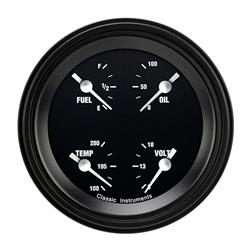 Classic Instruments Hot Rod Series Gauge Sets HR76BLF