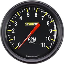 Classic Instruments Racepak Tachometer Gauges RP71BBPF