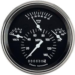 Classic Instruments Gauge Kits and Instrument Clusters TE40BSLF