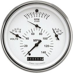 Classic Instruments Tetra Series Gauge Sets TE40WSLC