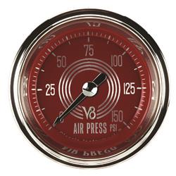 Classic Instruments V8 Red Steelie Series Gauges V8RS118SHC
