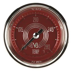 Classic Instruments V8 Red Steelie Series Gauges V8RS126SHC-06